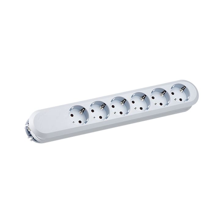 SMART 6x Schuko blanc sans câble