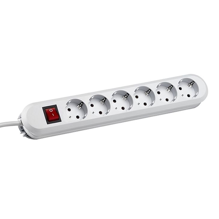 SMART 6x Schuko blanc 1x interrupte(381.251K)