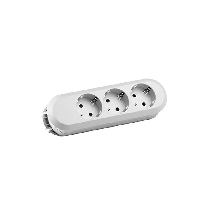 SMART 3x Schuko sans câble blanc