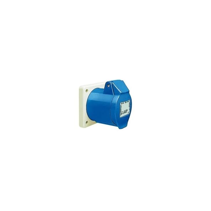 Inbouwdoos recht 16A 3P 400V 9h IP44