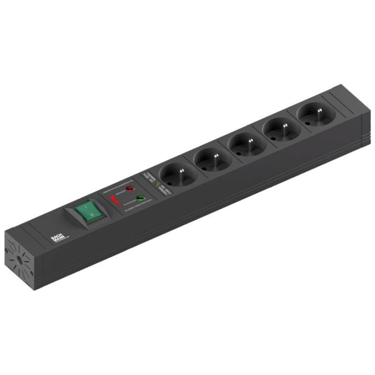 Connect Line 5x Stopcontacten 1x Schakelaar 1x Overvoltage protection