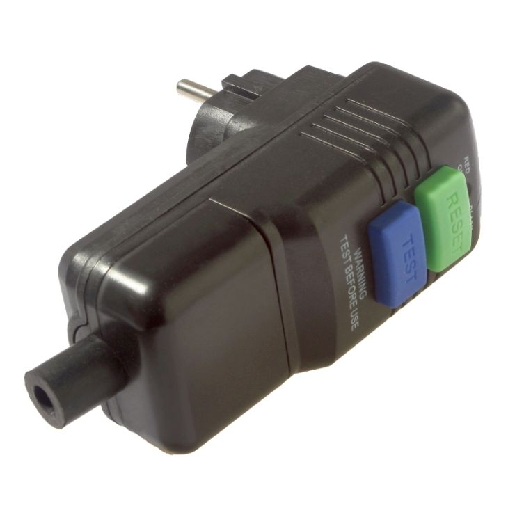 PRCD Fiche de Protection interupteur 30mA 230V-16A IP44 UNI