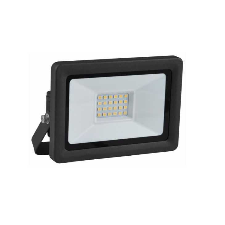 Optiline 20W LED-wandspot, 1800lm, 1m H05RNF 3G1 zonder stekker, IP65