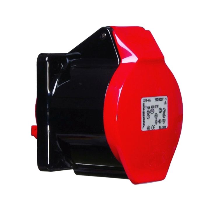 CEE Stopcontact recht 125A 5P 380V