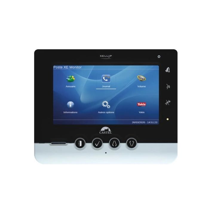 7 touch A/V monitor PoE voeding