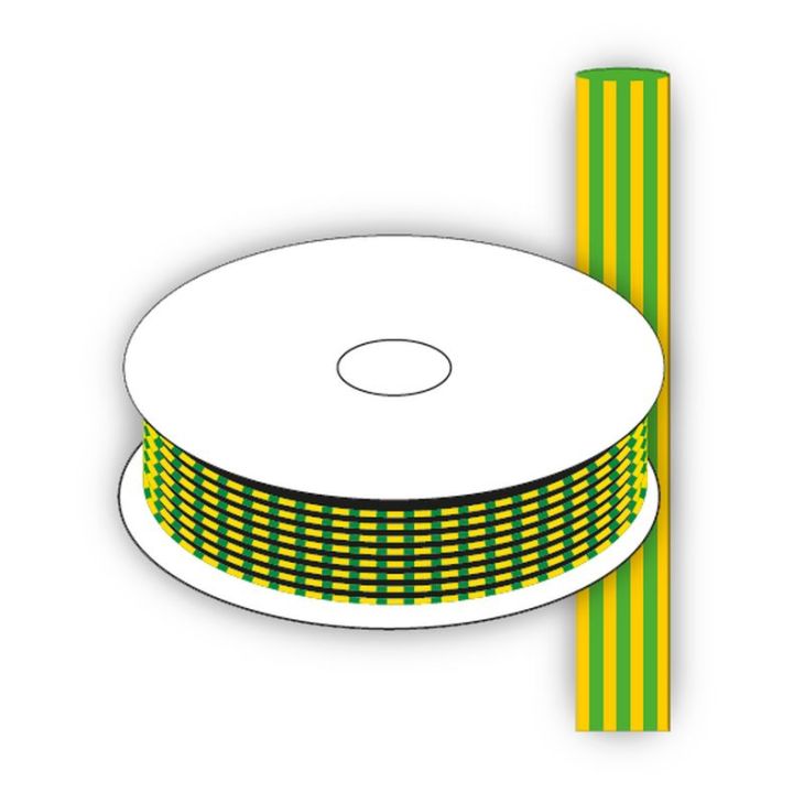 DCP-TEC-6/3-45 GAINE RECTRABL JAUNE VERT