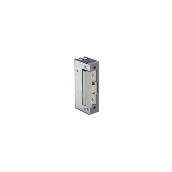 Mini deurslot met stationair contact en mechanische ontgrendeling 9-16Vac