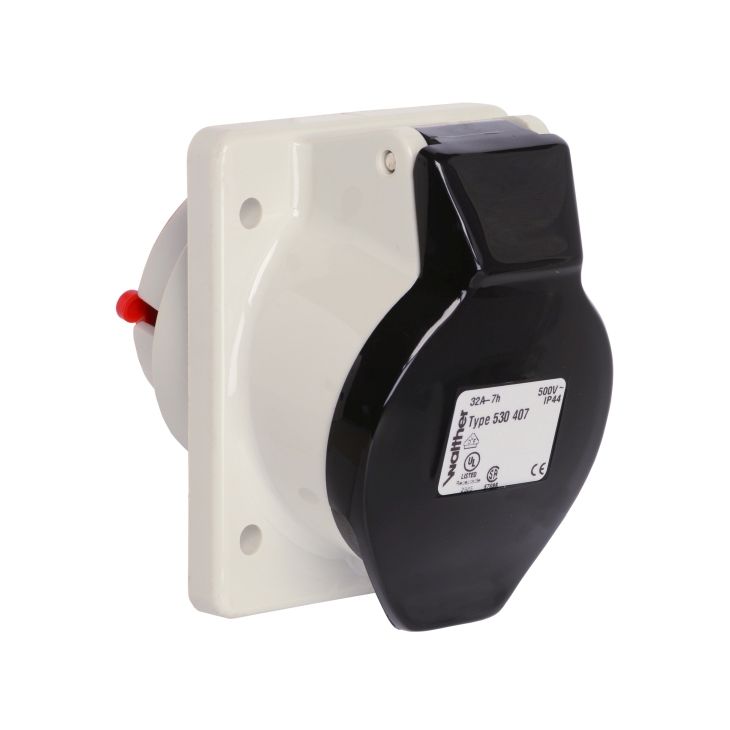 CEE Stopcontact schuin 32A 4P 500V