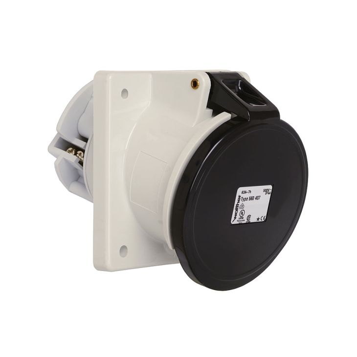 Anbaudose schrâ€žg 32A 4P 500V 7hIP44