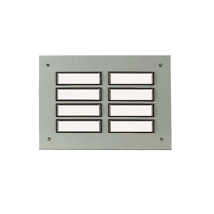 ETA 844 EV1 Deurbel 2x4 knoppen uit aluminium (geanodiseerd) EV1