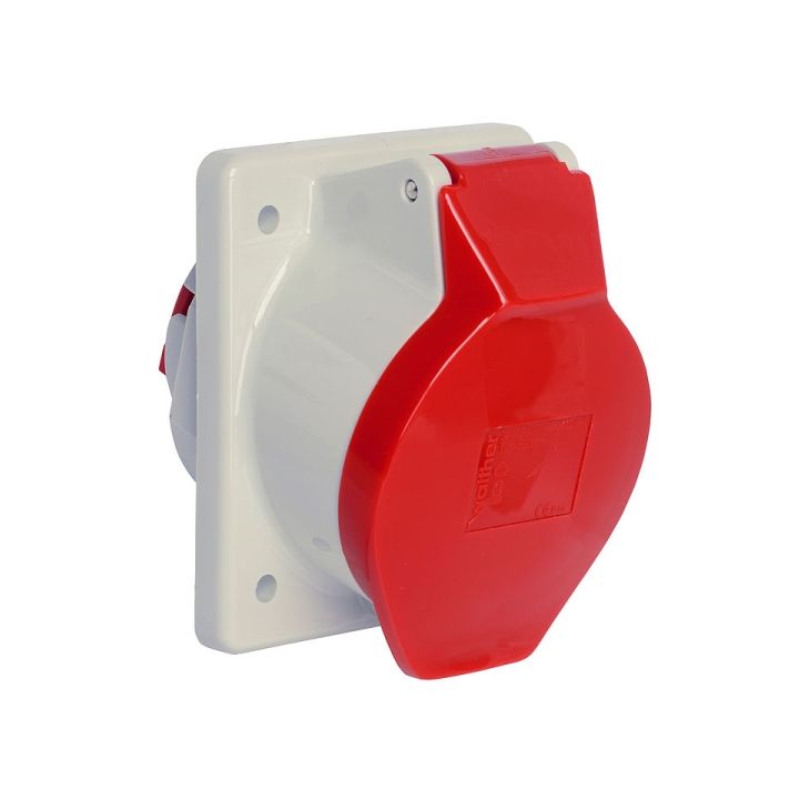 Inbouwdoos schuin 63A 5P 400V 6h IP44