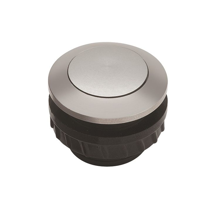 PROTACT 110 AL Bouton poussoir rond encastré en aluminium, IP 54