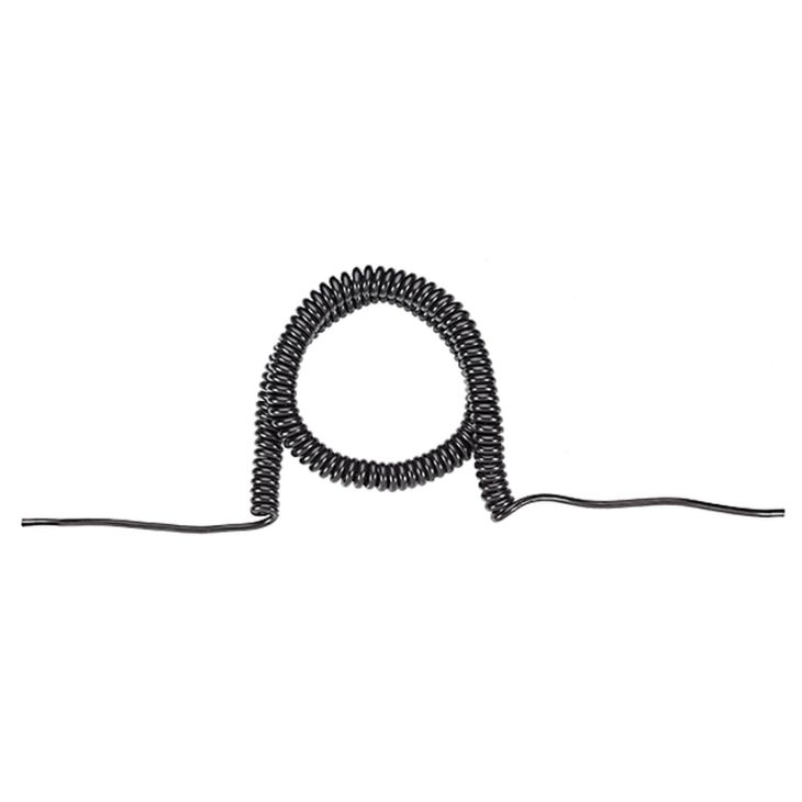 Cordon spiralé, CS-HO5VV-F 3G1.5 noir 1,5-6m