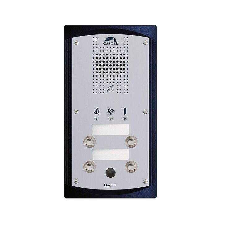 Audio deurplaat 4 drukknoppen met ingebouwde kaart voor acht