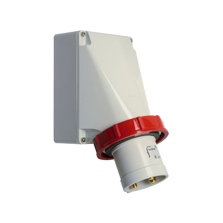 Wandgerâ€žtestecker 63A 3P 110V 4hIP67