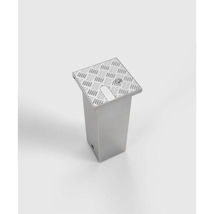 Électrification des bureaux et gestion des câbles - Bodensteckdosen - Réservoir de sol 6710A - 1x UTE - Inox 7500 kg IP68 - 6710A-1-3-FR