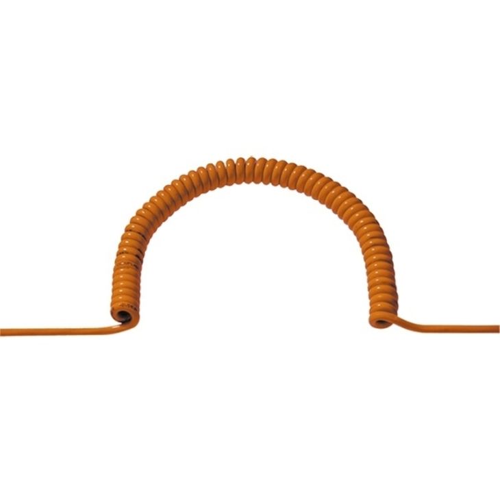Spiraalsnoer HO7BQ-F 3G2,5mm² oranje 1,5-7,5m