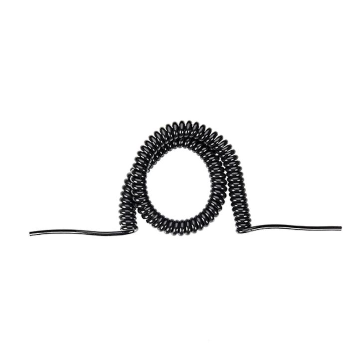 Spiraalsnoer CS-YMH11Y-J 5x1,5mm² 1-5m zwart
