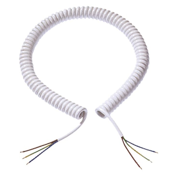 Spiraalsnoer CS-YMH11Y-J 5x1,5mm² 0,4-2m wit