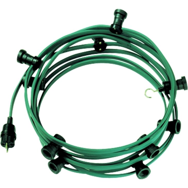 Lichterkette 10m met 10 fitting en (CEE/74)