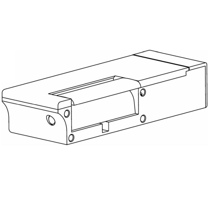 WaterProof IP54 fail-safe 24Vdc Din Gauche 