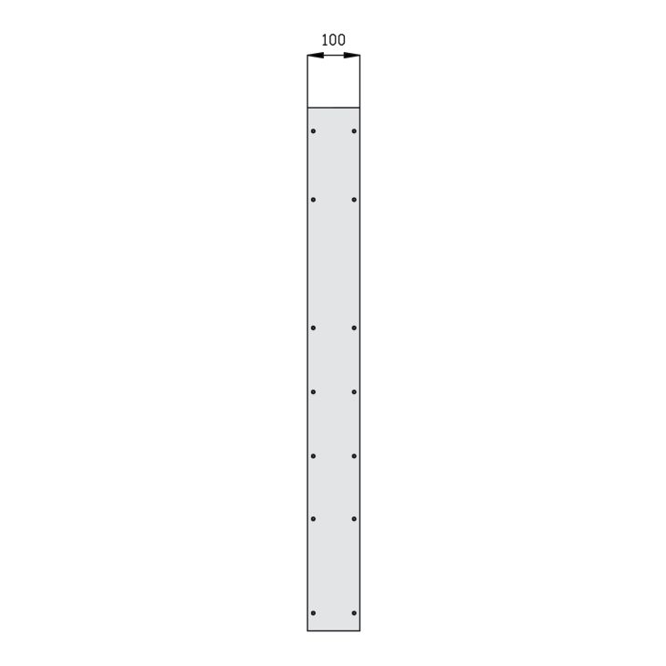 Modul 100 mm breit