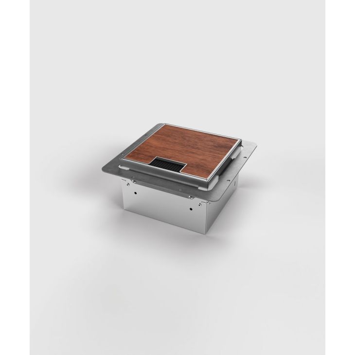 Vloerdoos 8902HB - 2 modules (2x UTE), met afdekbaar deksel