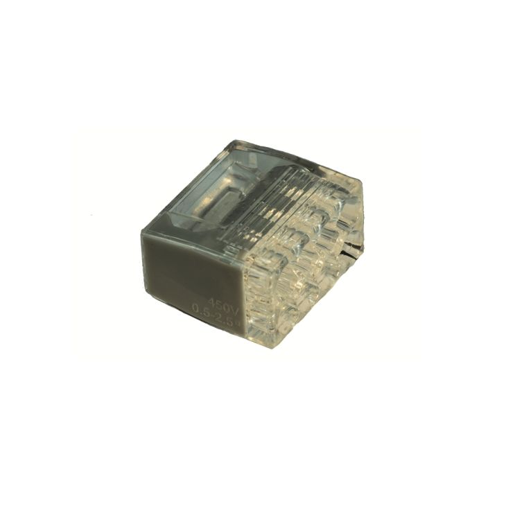 Borne de raccordement rapide Mini 8P 0,5 - 2,5mm² gris