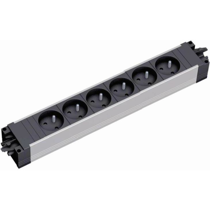 STEP ALU powerstrip 6 modulen (6x UTE) GST18i3