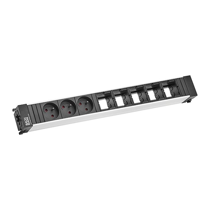 CONFERENCE/TOP FRAME powerstrip 8 modules (3x UTE + 5x MOD VIDE) + 0,2m GST18