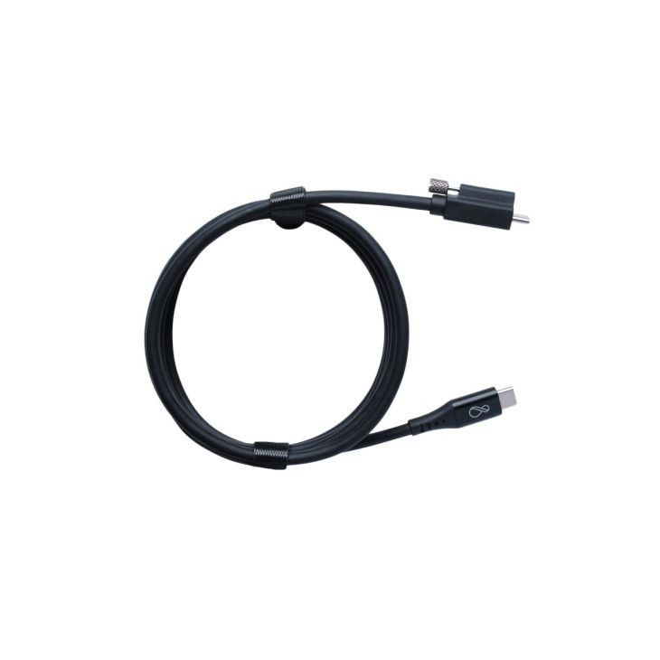 OCHNO Câble USB-C avec fermeture à vis - 2m - noir