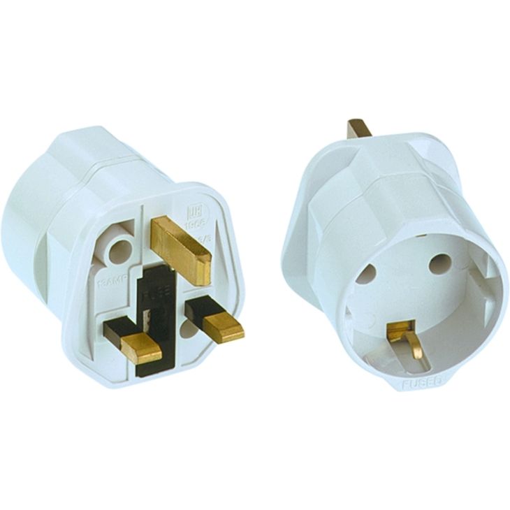 Fiche adaptateur 13A/250V