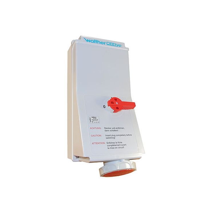 Wandsteckdose 16A 5P 110V 4h IP67