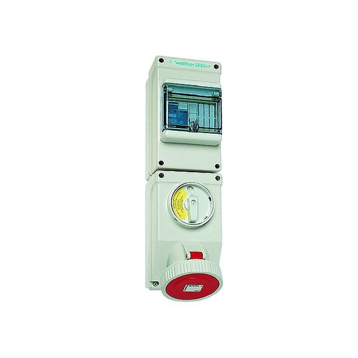 Wandstopcontact 16A 5P 400V 6h IP67