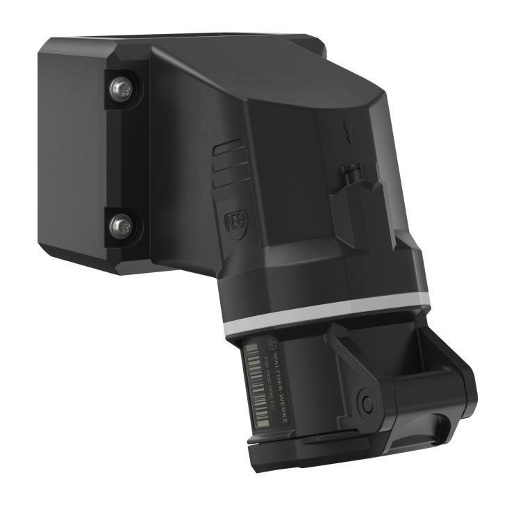 NEO Socle de prise mural 16A 4P 1h IP54 1000V avec pince à ressort et socle pivotant