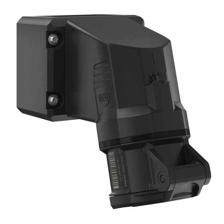 NEO Socle de prise mural 16A 4P 8h IP54 500V avec pince à ressort et socle pivotant