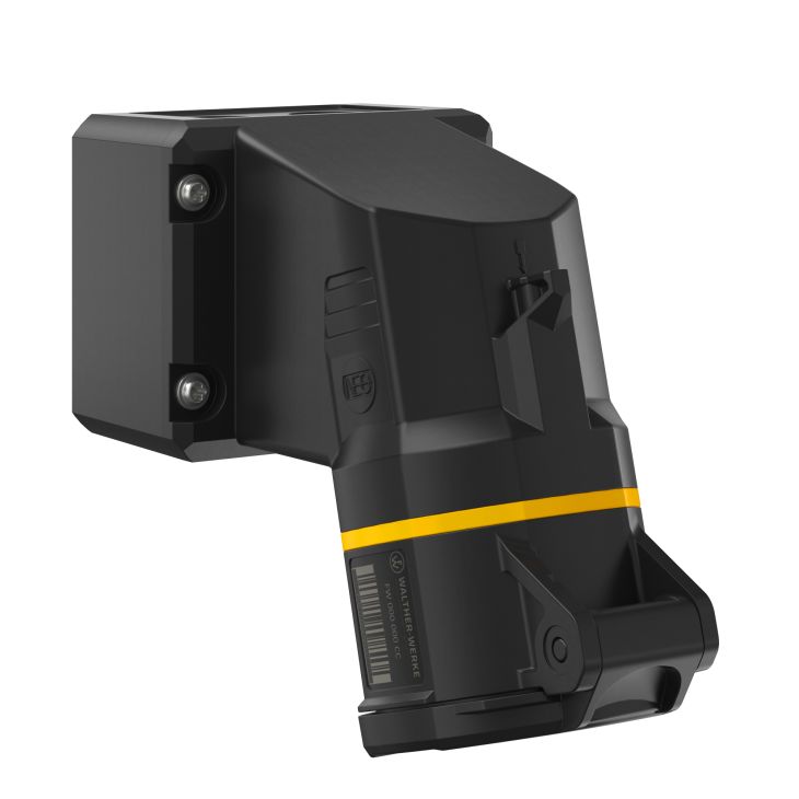 NEO Socle de prise mural 16A 5P 4h IP54 130V avec pince à ressort et socle pivotant