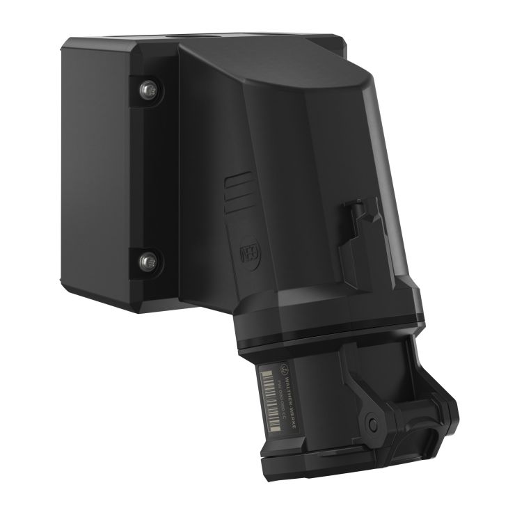 NEO Socle de prise mural 32A 4P 7h IP54 500V avec bornier push-in et socle pivotant