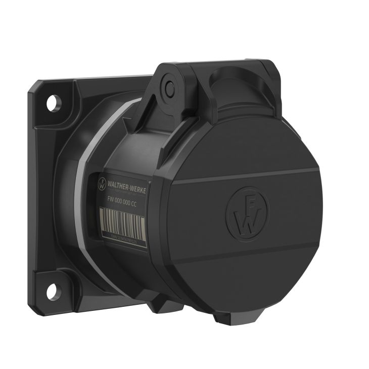NEO Prise murale droite 16A 4P 12h IP54 1000V avec connexion à vis