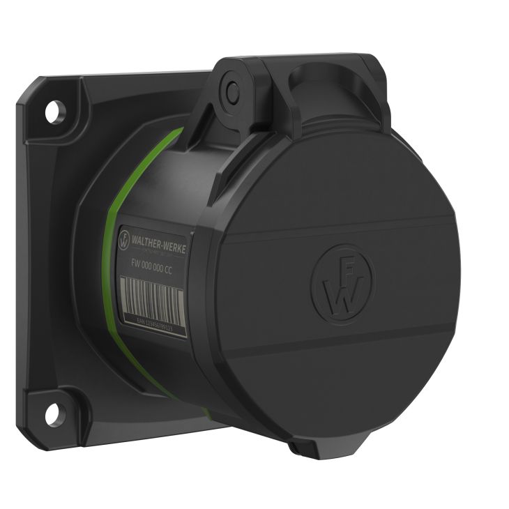 NEO Inbouwstopcontact Recht 16A 5P 2h IP54 >50-500V met schroefaansluiting