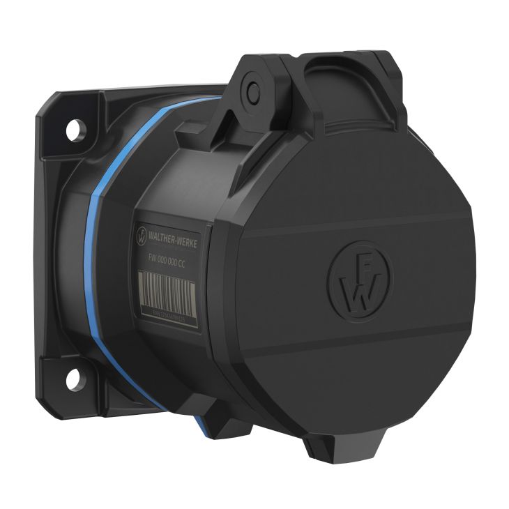 NEO Prise murale droite 32A 4P 9h IP54 230V avec pince à ressort
