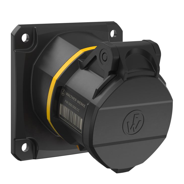 NEO Opbouwstopcontact Schuin 16A 4P 4h IP54 130V met veerklem