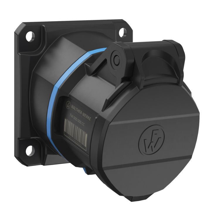 NEO Opbouwstopcontact Schuin 16A 4P 9h IP54 230V met veerklem