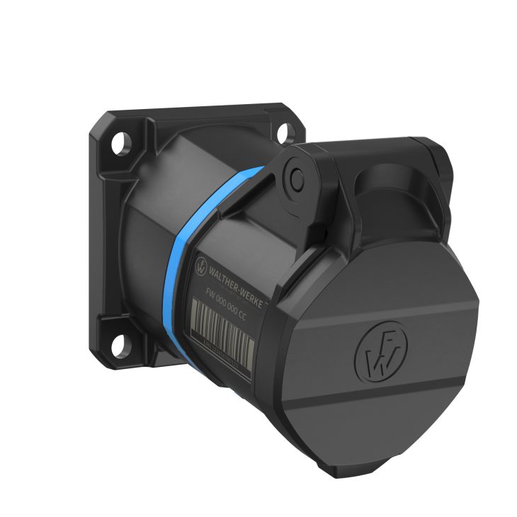 NEO Opbouwstopcontact Schuin 16A 4P 6h IP54 230V met schroefaansluiting