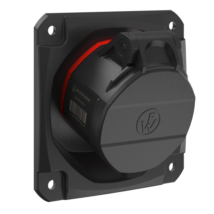 NEO Opbouwstopcontact Schuin 16A 5P 6h IP54 400-440V met veerklem