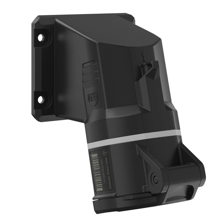 NEO Prise murale coudée 16A 5P 12h IP54 1000V avec connexion à vis