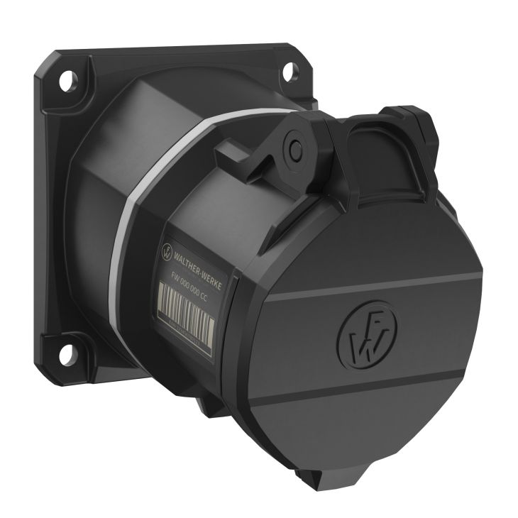 NEO Opbouwstopcontact Schuin 32A 3P 1h IP54 1000V met veerklem