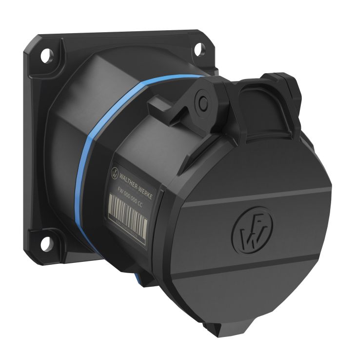NEO Prise murale coudée 32A 3P 6h IP54 230V avec connexion à vis