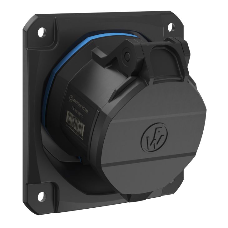 NEO Prise murale coudée 32A 3P 6h IP54 230V avec connexion à vis