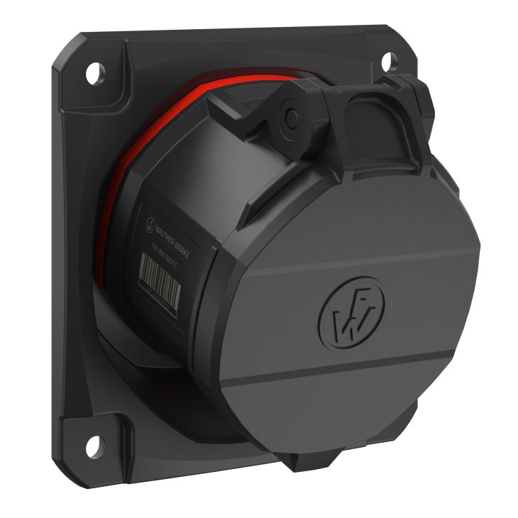 NEO Opbouwstopcontact Schuin 32A 5P 6h IP54 400-440V met veerklem